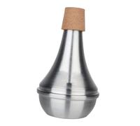 SHOWERORO Sordina Per Tromba in Lega Di Alluminio E Sughero Accessorio Per Strumenti Musicali Compatibile Corno Leggera E Resistente Per Sessioni Di Studio O Esibizioni