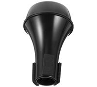 SHOWERORO Sordina Per Tromba in Plastica Abs Nera, Mini Silenziatore Dritto Per Pratica, Accessorio Leggero e Compatto Per Musicisti Di Ottoni
