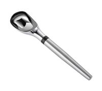 SHOWERORO Spatola e Cucchiaio per Gelato in Acciaio Inox Design Ergonomico, per Gelato e Frutta in Atmosfera Estiva, Utensili Cucina Resistenti e Versatili