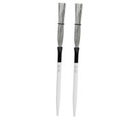 SHOWERORO Spazzola in Filo Di Acciaio Per Batteria Jazz Accessori Per Strumenti A Percussione Tamburo Manico in Legno Scopa Per Batteria Bacchette in Filo Metallico