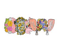 SHOWERORO Spille da Bavero Design Creativo Anatomico Set di 5 in Lega a Forma di Cervello per Decorazione Abiti e Accessori come Borse