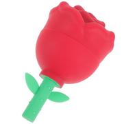 SHOWERORO Stampo per Cubetti di Ghiaccio in Silicone a Forma di Rosa Rossa per Cocktail e Date, per Decorare Bevande e Raffreddare Succhi
