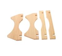 SHOWERORO Supporto in Legno Naturale per Bottiglie e Dispenser Bevande, Base Raffinata per Contenitori di Quercia, Stabile e Versatile per Soggiorno e Bancone