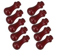 SHOWERORO Timbro di sigillo 10Pezzi Manico sigillo di cera in legno per stamp handle DIY per souvenir packaging e sigillare lettere