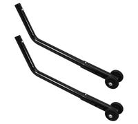 SHOWERORO Wheelchair Rear Support Wheels 2 Pezzi in Acciaio Argento, Stabilizzatore Universale per Sedia a, Accessorio di Sicurezza per Anziani in Uso Quotidiano
