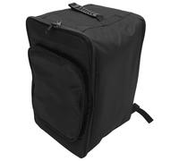 SHOWERORO Zaino Drum Ergonomico con Imbottitura Rinforzata Borsa Porta Tamburo Multiuso per Trasporto Spalla e Mano Nero