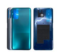 SHOWGOOD per Xiaomi Redmi Note 10 5G Coperchio della batteria posteriore in vetro per Redmi Note10 5G Coperchio batteria posteriore (blu con obiettivo)