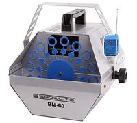 Showlite BM-60 Macchina per Bolle di Sapone con Telecomando, Serbatoio da 0 | Potente ventilatore, Motore potente per rotazione uniforme, Circa 20-24 giri al minuto, Potenza 60W, Peso: 2, 9 kg