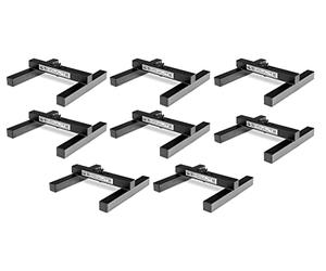 Showlite FLS-10 PAR Luci base semplice, set 8 pezzi