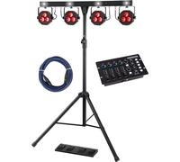 Showlite LB-4390 Set Completo con DMX-Operator, Impianto LED completo