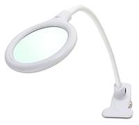 Showlite Lampada da tavolo LL-3036D con 30 LED e lente d'ingrandimento 3 diottrie flessibile lungo