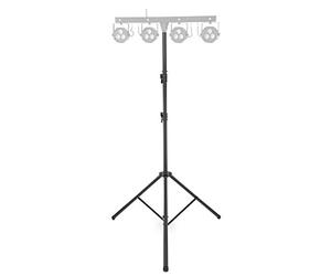 Showlite LS325 Statore Luci (Statore stabile per luci e casse per uso mobile, portata max: 50 kg, estensibile fino a 325 cm, estremità tubo 35 mm Ø, alluminio) Nero