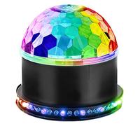 Showlite PBM-9 Mini-Party-Ball - piccola palla da discoteca RGB LED per feste, bar e DJ mobili - lampada da discoteca con alimentazione USB - effetto luce musicale - luce da discoteca per bambini