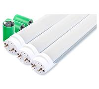 Showlite Set da 3 Tubo LED 120cm (Tubo fluorescente 1200mm, T8 G13, 1750 Lumen, 4500 Kelvin, Bianco Luce Diurna, Potenza: 18W)