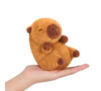 shownicer Peluche seduto, pratico e morbido, accessorio per la casa, decorazione da scrivania e da collezione, regalo per bambini e adulti (Capybara, 13 cm)