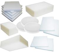 ShowRoom Vicidomini Gommapiuma Spugna Sagomata Poliuretano 18 kg/MC da 60 a 90 cm Varie Sagome Forme Gomma Piuma Imbottiti, Imbottitura Cuscini divani sedie poltrone (67 x 62 x 10 cm.)