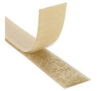 Showroom VICIDOMINI Nastro a strappo accoppiato Maschio + Femmina, 20 mm., Beige
