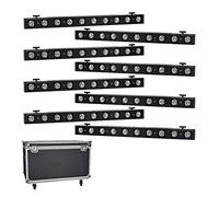 Showtec Active Sunstrip MKII Blinder Stage Lighting Pacchetto in lightcase