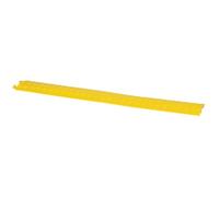 PEDANA COPRICAVO COPRI CAVO CANALE SINGOLO PLASTICA GIALLA POLIETILENE LDPE 13mm