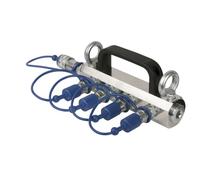Showtec CO2 3/8 Q-Lock 4-way distributor