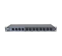 SHOWTEC DB-1-4 SPLITTER E BOOSTER DMX 4 CANALI XLR 3-5 POLI 1 UNITA' RACK