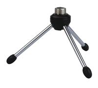 Showtec - Mini supporto per microfono, 8 cm, colore: Cromo