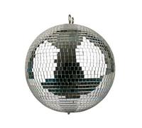 SHOWTEC Mirrorball 30 cm 10x10 Sfera a specchi da 30 cm con gancio per catena...