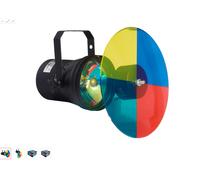 Showtec Par 36 con cambio colore Pinspot Set Parcan Pinspot con lampadina da 30