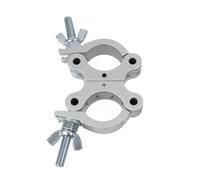 Showtec Swivel Coupler 300 kg 50 mm Certificato TÜV (argento)