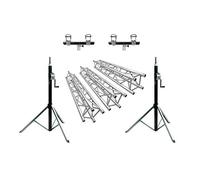 Showtec Truss Wind Up DJ Bundle 6 m x 4 m Gantry Quad Trussing barra di illuminazione resistente