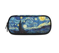 Showudesigns Astuccio per matite per ragazzi e ragazze, astuccio per trucchi, portapenne, Notte stellata di Van Gogh, Taglia unica, Portamonete