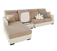 ShowyLive Copertura per gli Schienali per Divano Fodera per Cuscino Sedile del Divano - Alta Qualità & Lavabile (Tessuto, Cachi)