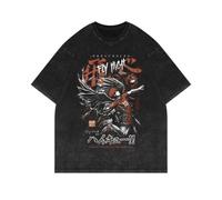 Shoyo Hinata T Shirt Tobio Kageyama Kuroo Tetsurou Maglietta con stampa anime Summer Fashion Washed Old Style Camicia a maniche corte girocollo unisex, Tipo 5, XXL