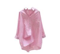 SHPEHU Camicia Donna,Camicia da Donna Taglie Forti con Bottoni, Ideale per Il Lavoro E Il Tempo Libero.