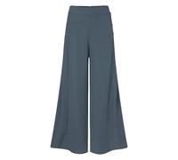SHPEHU Pantaloni A Gamba Larga Pantaloni da Completo Estivi Casual, Eleganti da Donna, A Gamba Larga, Vita Alta, Tinta Unita.-Blu-5Xl