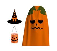 shpuuyy Costume Halloween per | Vestito Zucchina per Bebè | Vestito Festivo Completo Gioco di Ruolo per Bambini e Bambine Carnevale Halloween Festa Scuola Famiglia