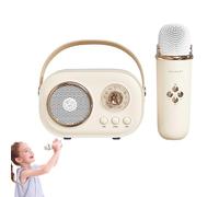 shpuuyy Karaoke portatile, macchina per karaoke | Altoparlante karaoke domestico con microfono | Piccola macchina per karaoke con microfoni wireless, karaoke portatile con effetti di cambio voce