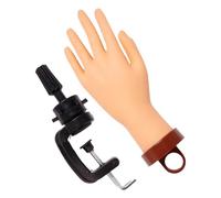 shpuuyy Mano Finta Per Pratica Unghie | Manichino Per Manicure Con Supporto Espositivo,Strumento Formazione Realistico Per Principianti Artisti Estetica Salon