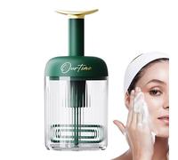 shpuuyy Schiuma detergente, Schiuma detergente per viso | Schiumatore detergente viso manuale trasparente, creatore di schiuma rotante spinta - Strumenti portatili per la pulizia del viso,