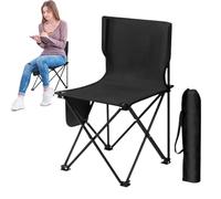 shpuuyy Sedia pieghevole, sedia pieghevole | Sedia esterna portatile,Supporto 286 libbre, attrezzatura da campeggio con borsa per la da zaino per escursioni per il festival da picnic