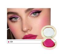 shpuuyy Tinta Blush,Palette Effetto Lunga Durata Blush Creme Compatta - Tinta Cremosa per Guance ad Effetto Luminoso Colorazione Naturale adatto a tutte le Carnagioni per Ragazze Giovani e Uso