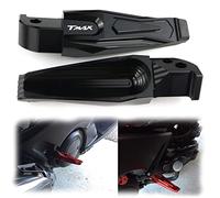 SHQXD Poggiapiedi per Moto per Yamaha TMAX 500 TMAX500 2001-2011 2010 2009 2008 2007 2006 2005 2004 2003 2002 Passeggero Posteriore Pedane Pedale(Black)