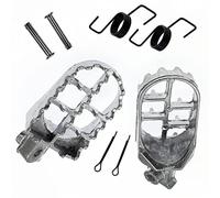SHQXD Poggiapiedi per Moto per Yamaha WR200 WR250 WR500 XT250 XT350 XT600 YZ125 YZ250 YZ490 YZ80 WR 200 WR 250 WR 500 XT 250 XT 350 XT 600 YZ 125 YZ 250 YZ 80 Dirt Bike Moto Poggiapiedi