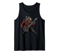 Shred the Night Away con Rocking Werewolf on Guitar Canotta