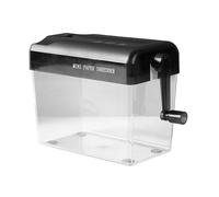 Shredder - Documento manuale, desktop | Shredder, strumento da scrivania | Dispositivo di distruzione della carta mini A6 portatile | Accessorio di fornitura di ufficio leggero compatto per in