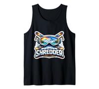 Shredder Sciatore Triturazione Gnar Citazione Sci Maestro di Sci Canotta