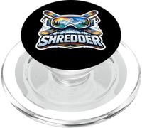 Shredder Sciatore Triturazione Gnar Citazione Sci Maestro di sci PopSockets PopGrip per MagSafe