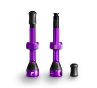 SHREDR. Kingpin Clik Tubeless - Set di valvole Presta per pneumatici senza camera d'aria, in alluminio super leggero in colori vivaci, include valvole Schwalbe Click e strumento di conversione