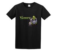Shrek 2 Harajuku Comfortable Inside Breathable Student T-Shirt Black M