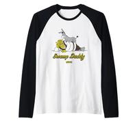 Shrek And Donkey Swamp Daddy Maglia con Maniche Raglan